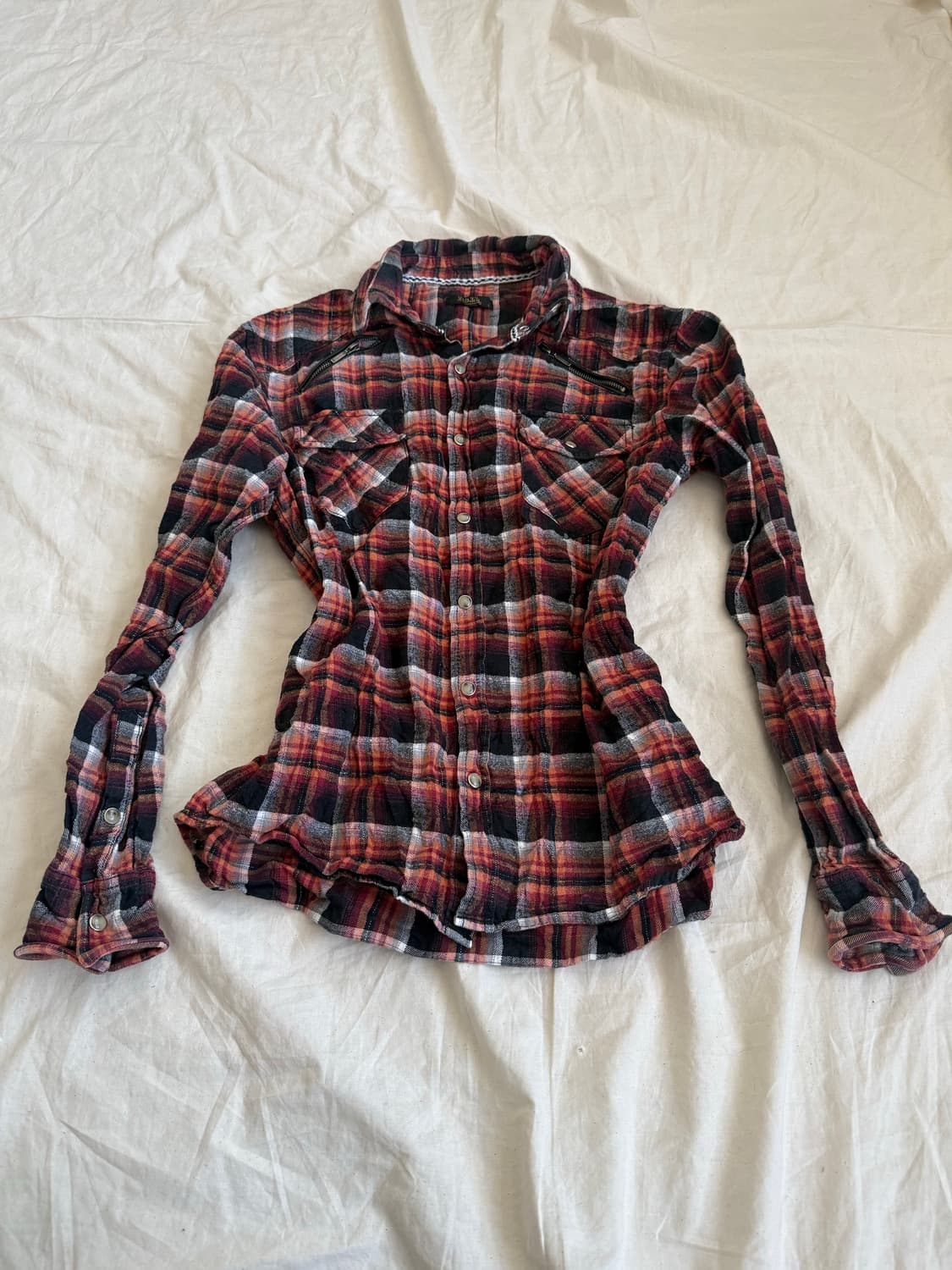 본더치 y2k 너드 체크셔츠 상품이미지1