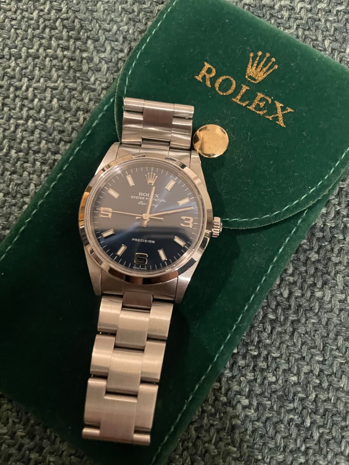 Rolex air king 14000M 로렉스 청판 369 다이얼 상품이미지2