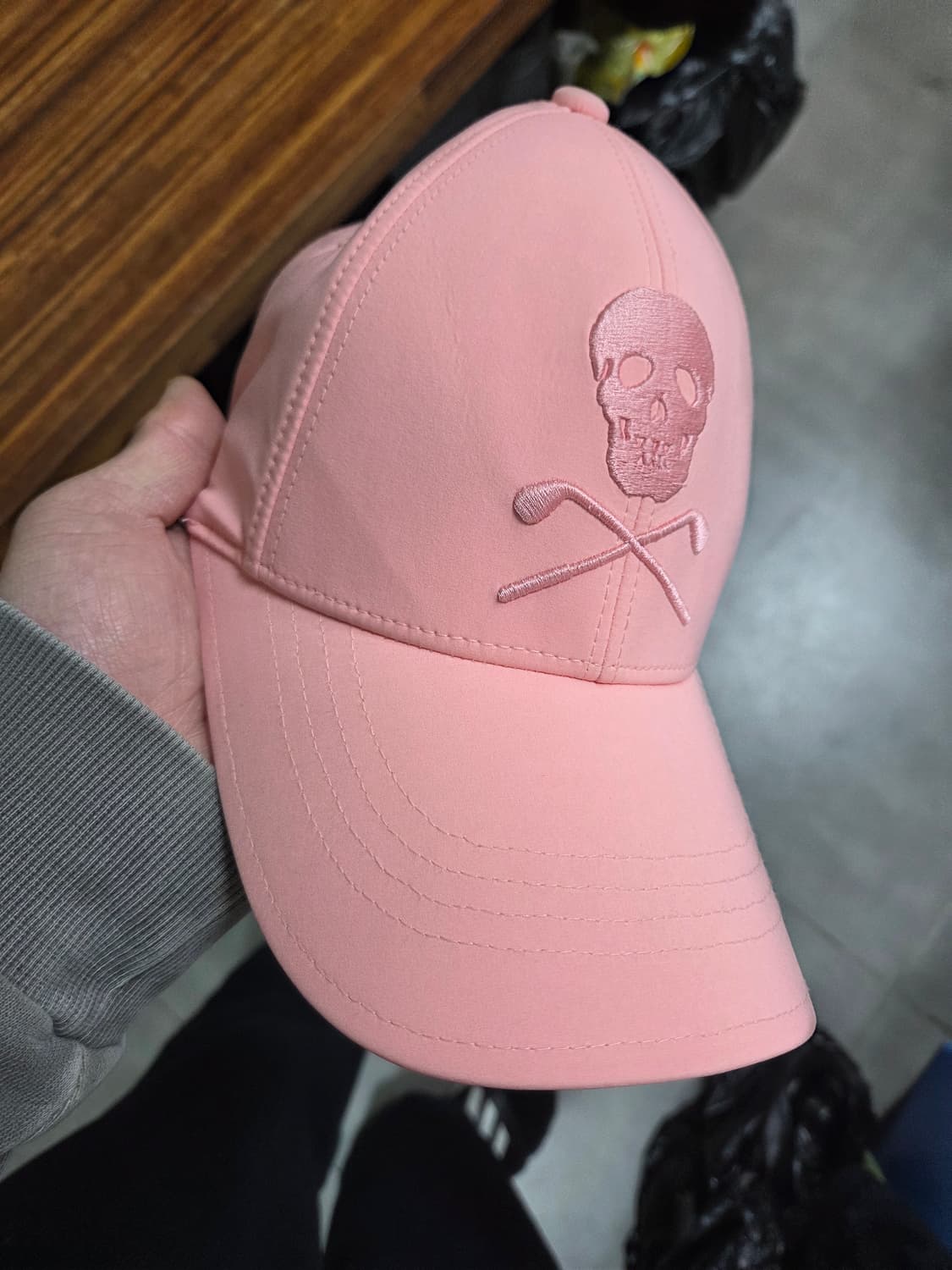 마크앤로나 스컬 자수 핑크 모자 s 상품이미지6