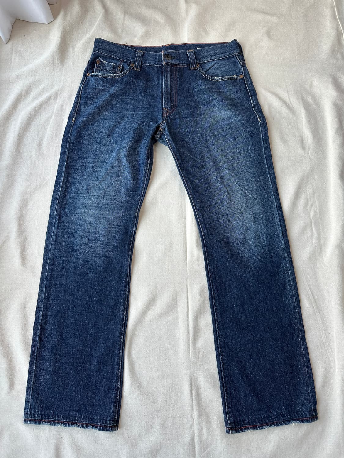 34x33 리바이스 프리미엄 그린탭 워싱진 오다기리죠진 상품이미지1