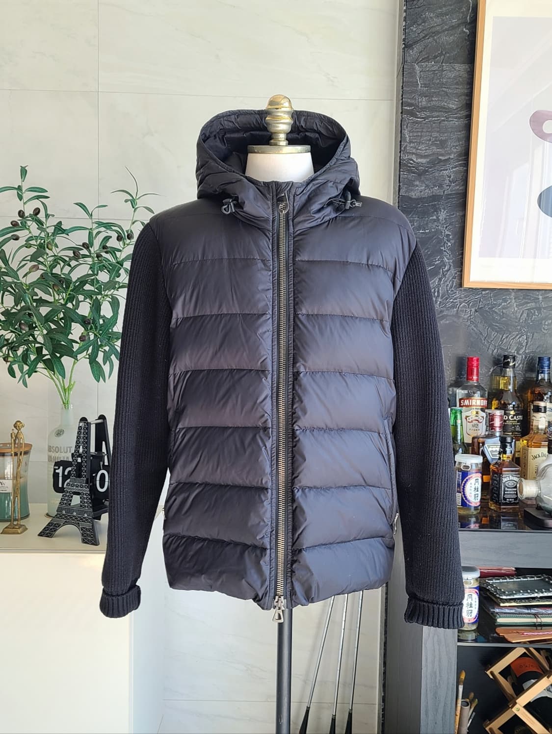 HISTORIC MILANO 후드 니트 패딩 105 상품이미지1