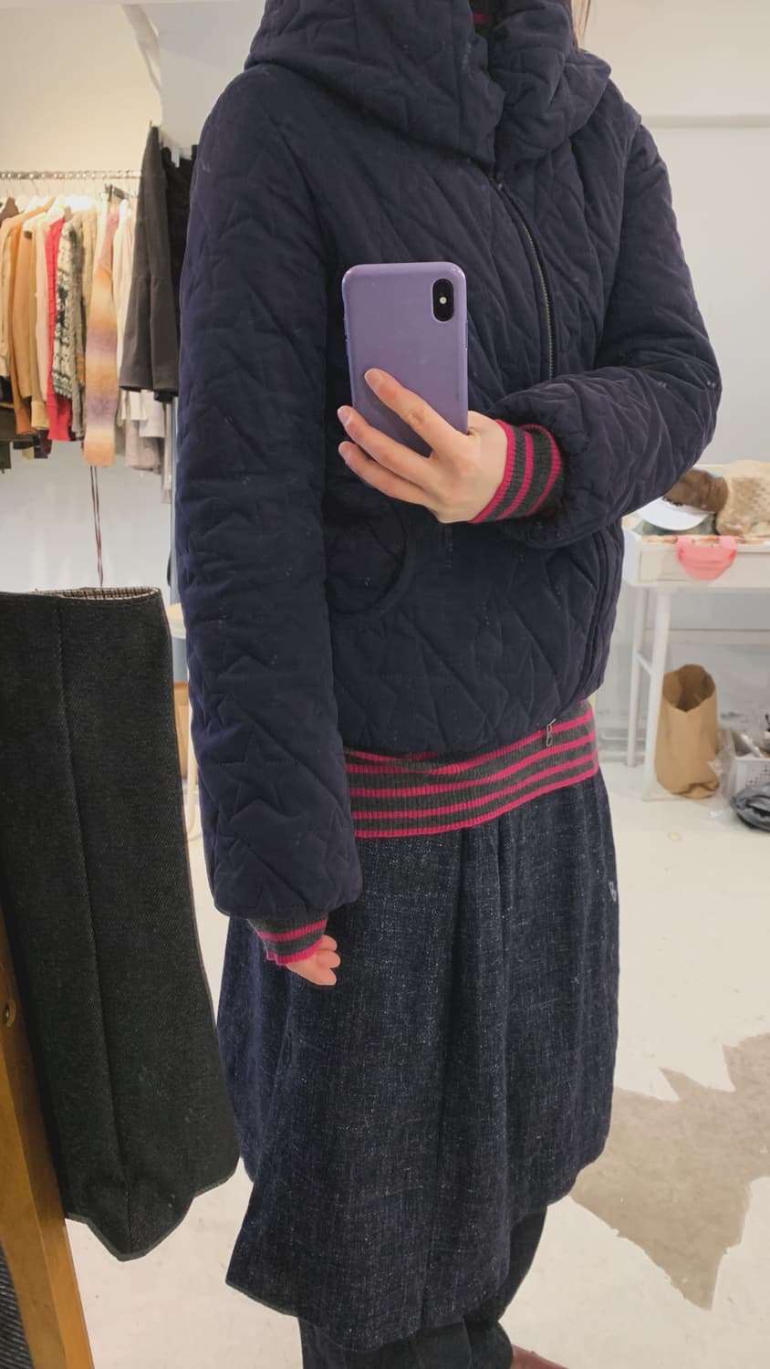 X-girl highneck star padding 상품이미지1