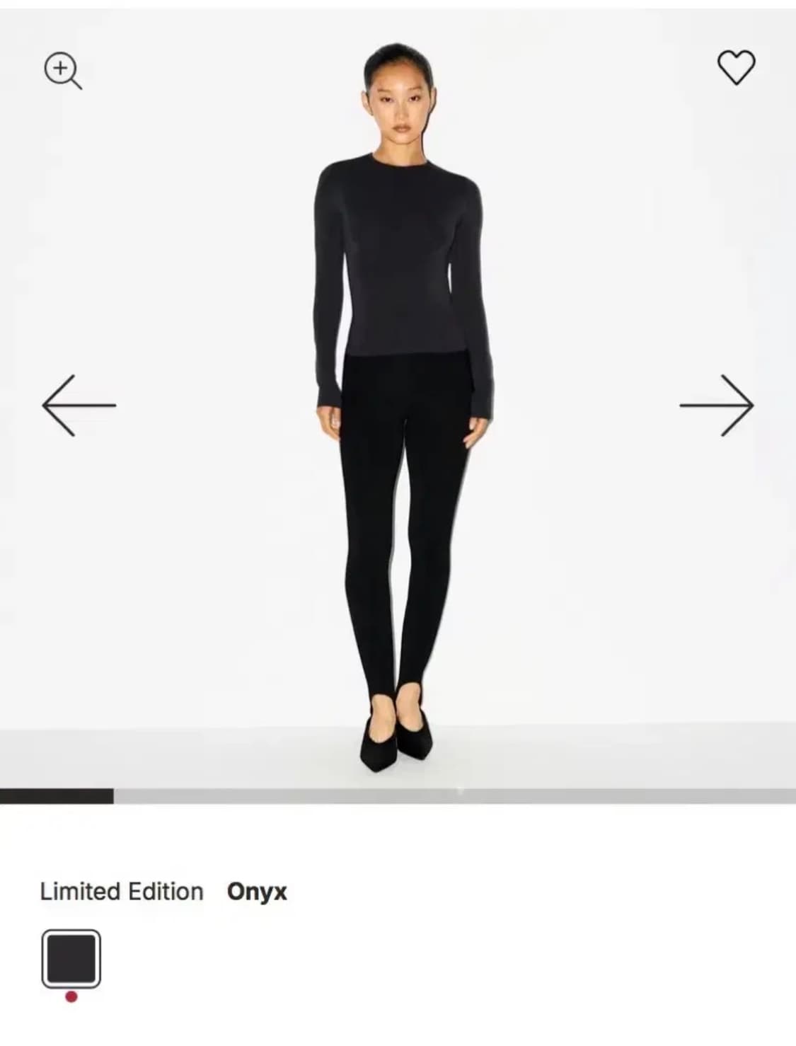 Akims 스킴스 소프트 스무딩 심리스 롱슬리브 티셔츠 블랙 S 닝닝티 상품이미지1