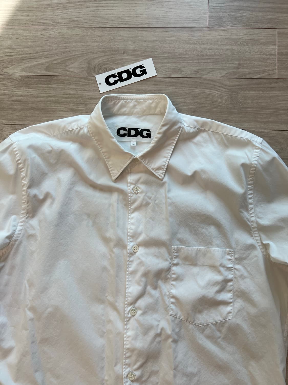 꼼데가르송 / CDG 화이트 셔츠 / L 상품이미지5