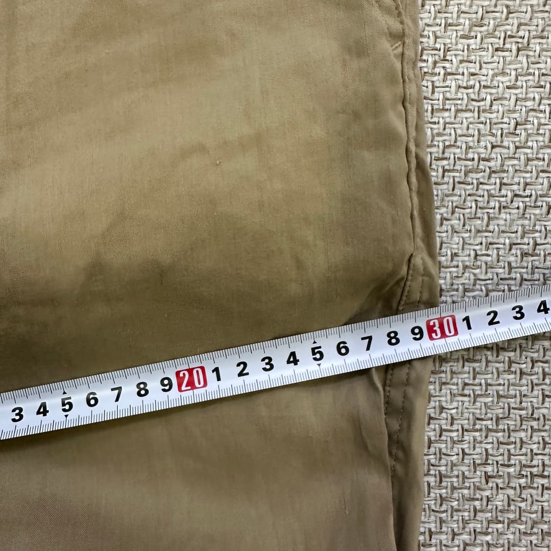 실측확인 빔즈보이 베이지 밴딩 팬츠 0421D 상품이미지7