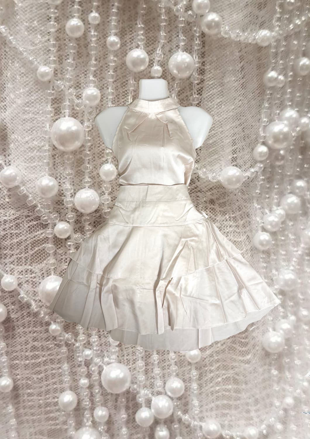 홀터넥+스커트 셋트 상품이미지1