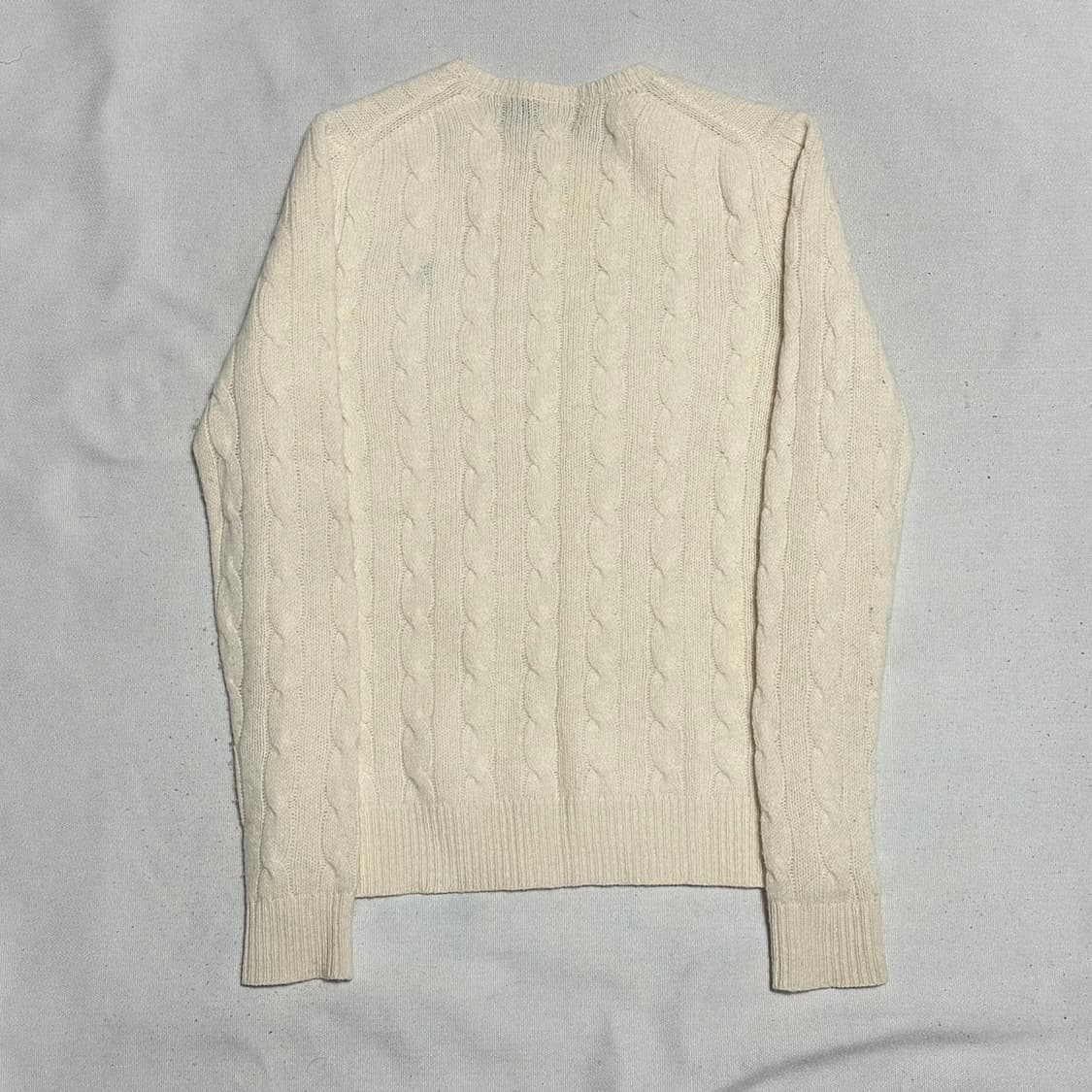 S 폴로랄프로렌 여성용 메리노울 캐시미어 혼방 케이블 니트  상품이미지3