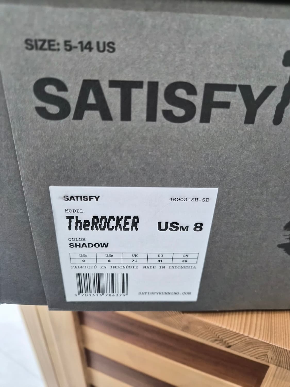 새티스파이 더로커 새제품 상품이미지2