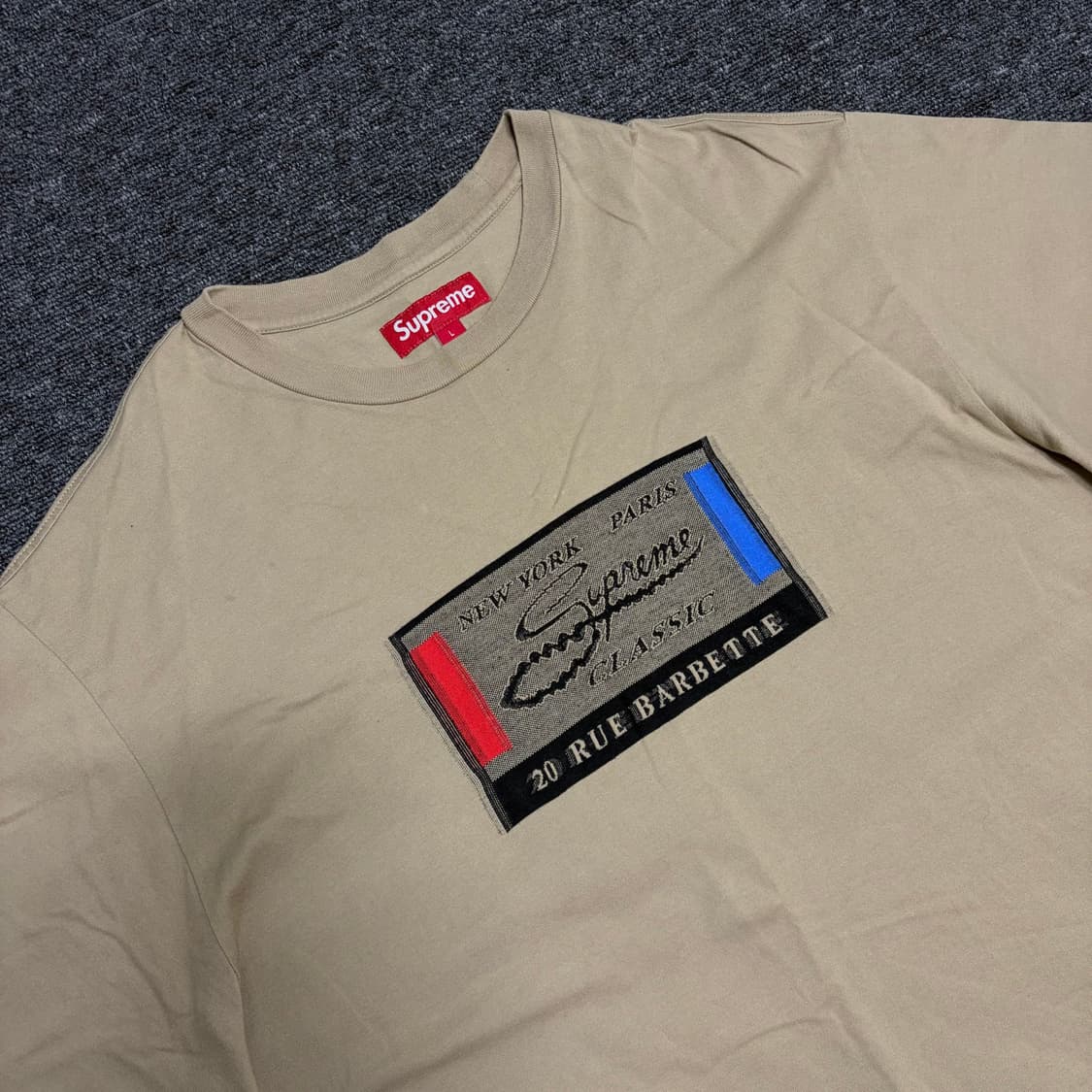 슈프림 인타르시아 24ss 반팔티 상품이미지2