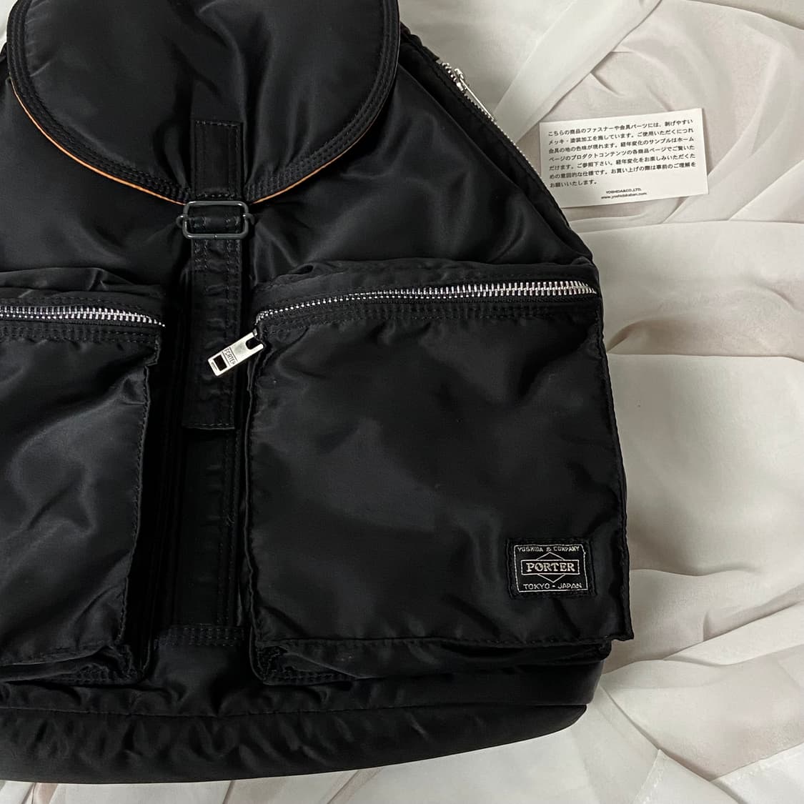 신형)PORTER 포터 탱커 백팩 럭색 지퍼형 상품이미지2
