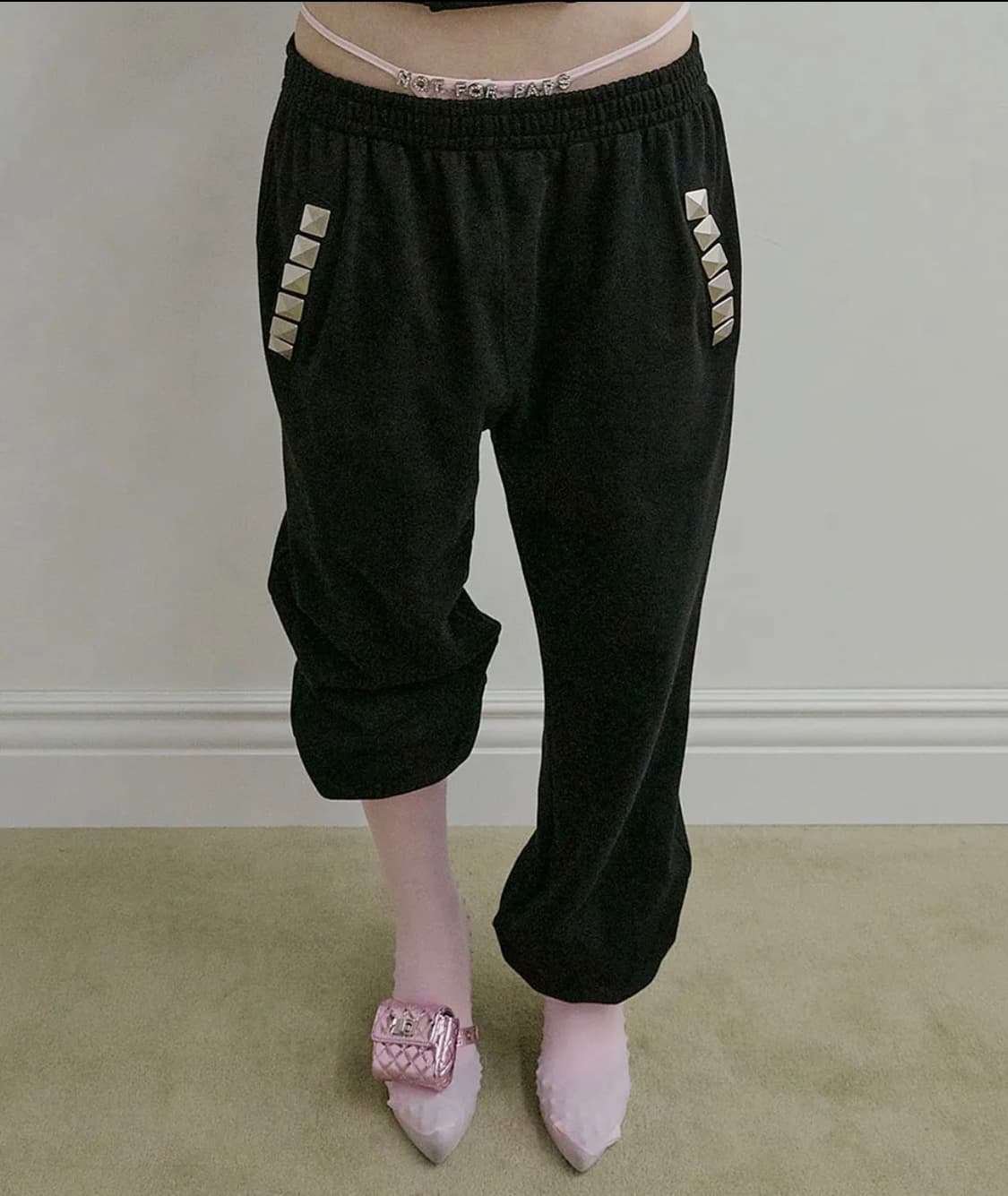 Napoleon Stud Sweatpants Black 상품이미지1
