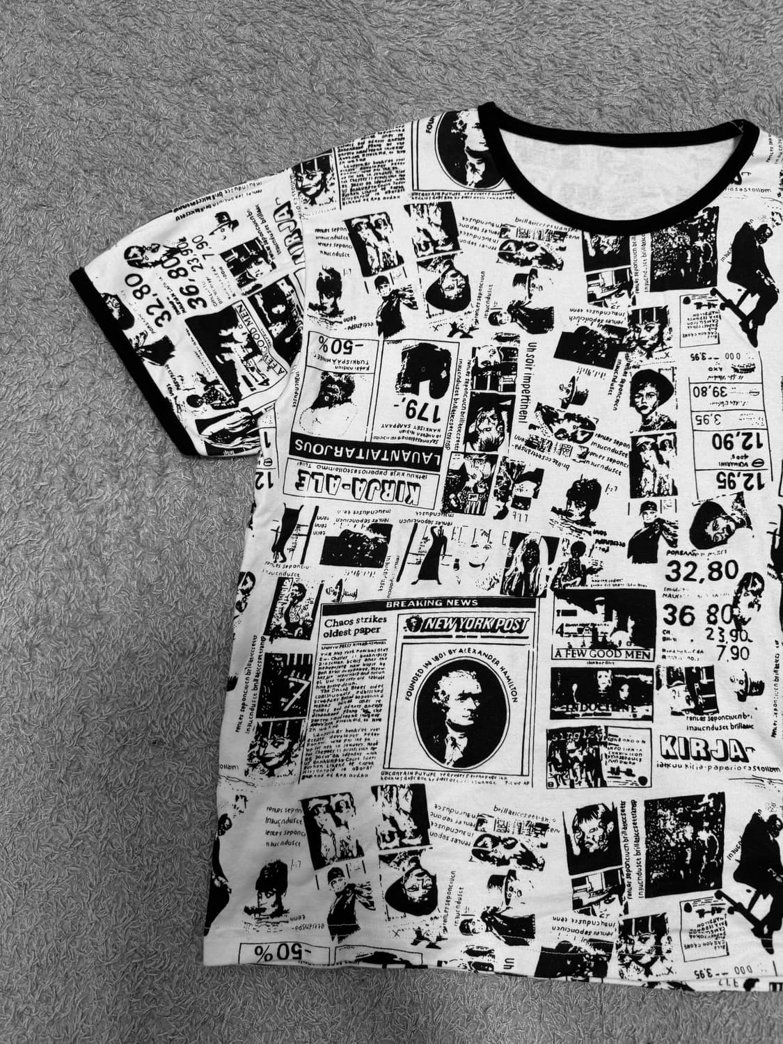 일본 빈티지 매거진 프린팅 티셔츠 상품이미지2