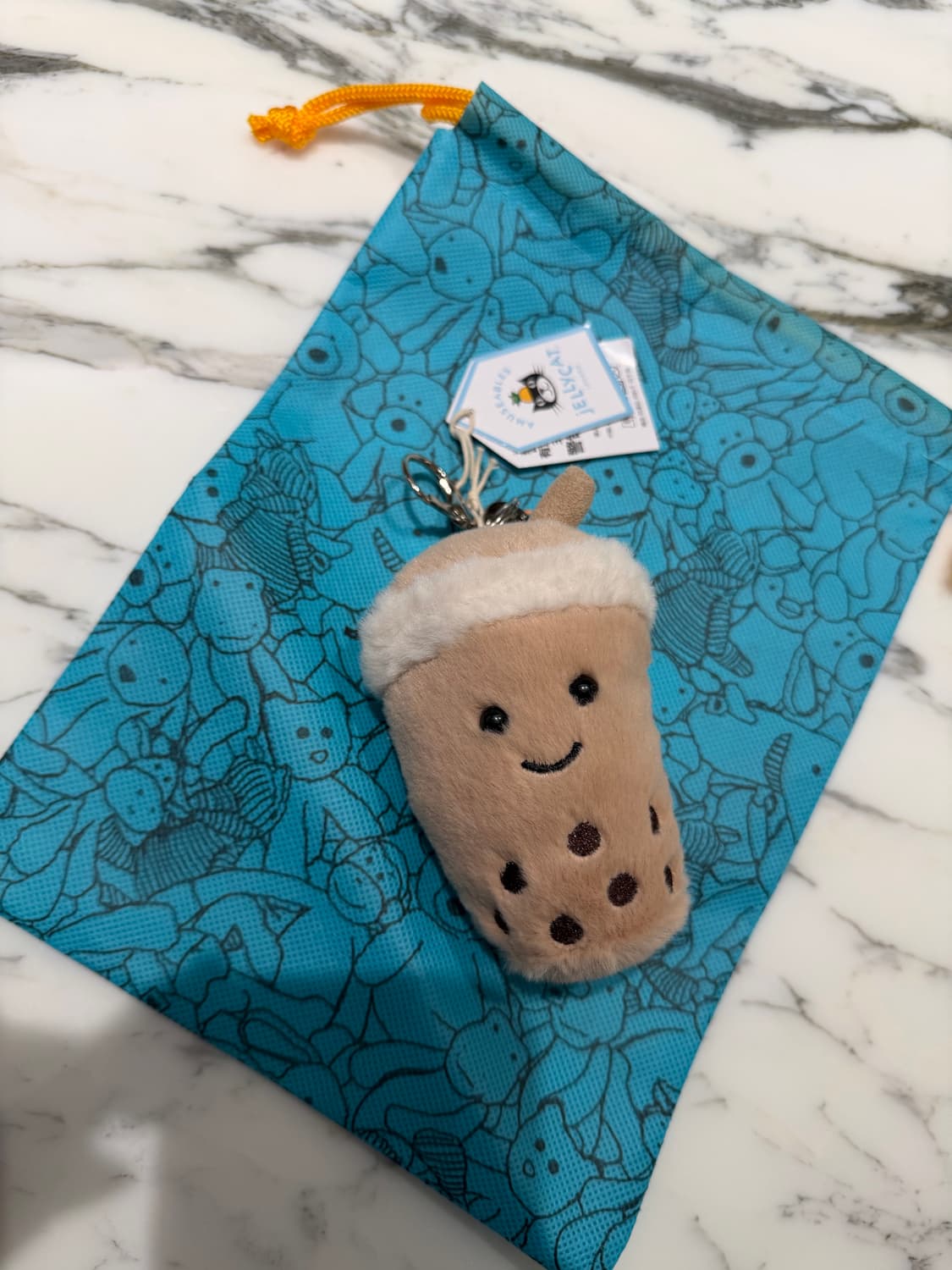 젤리캣 버블티 키링 상품이미지1