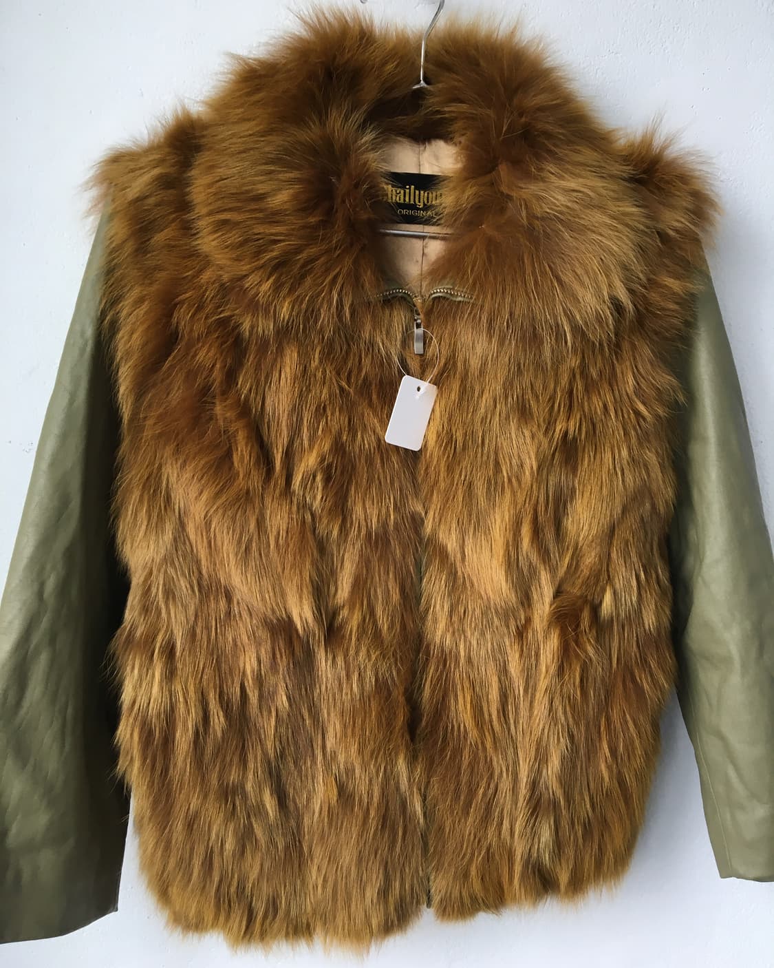 Fur layered leather jacket 상품이미지5