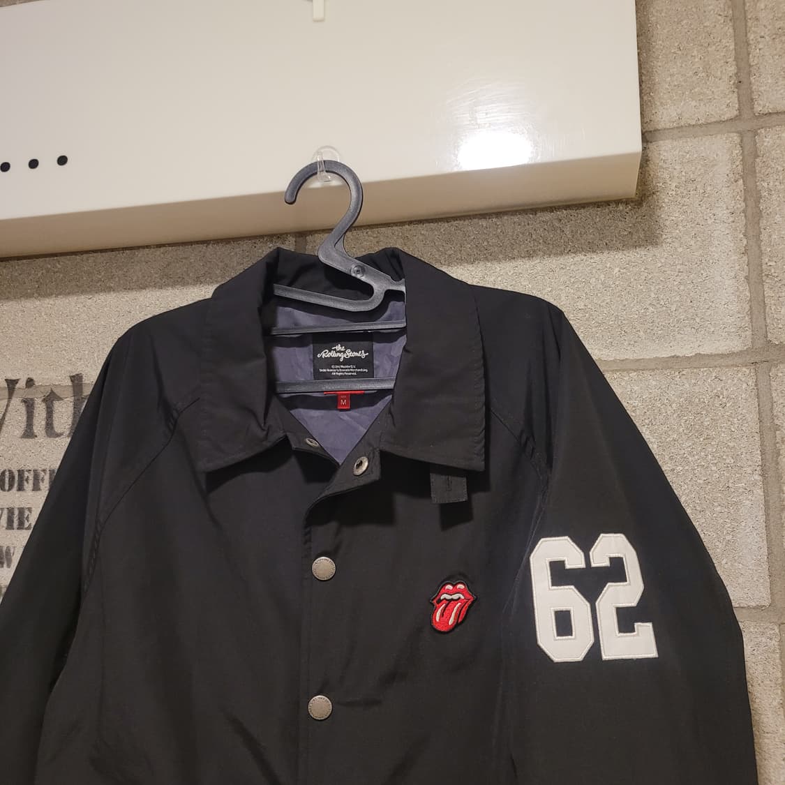 롤링스톤즈 자수로고 코치자켓 M 상품이미지3