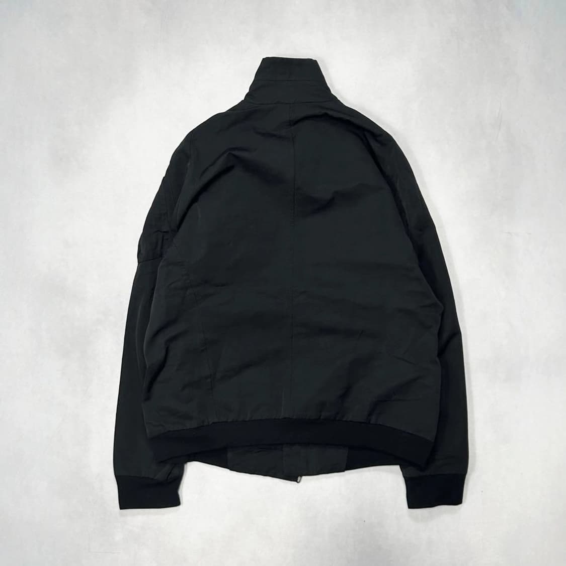 율리우스 나일론 믹스 대각선 지퍼 블루종 상품이미지3