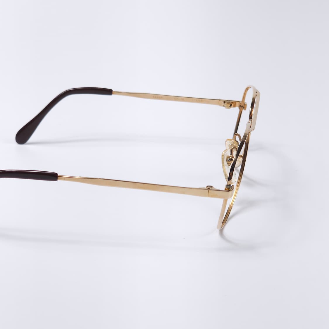 14K 도금 90년도 데드스탁 투브릿지 안경 상품이미지3