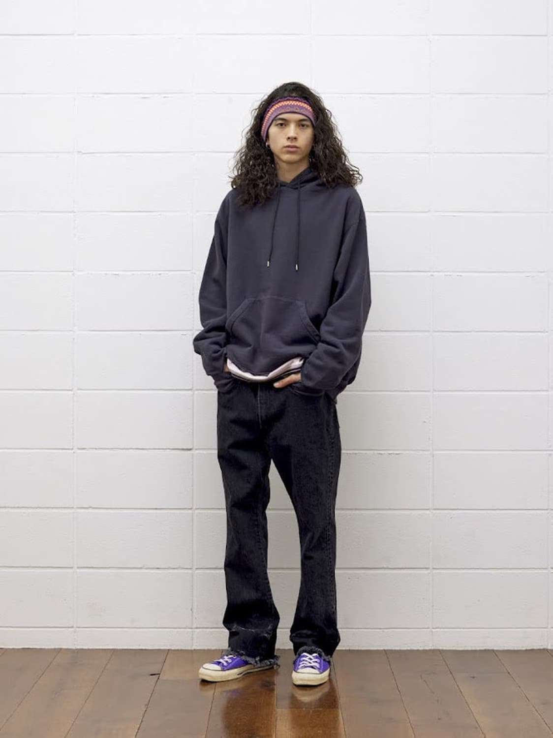 [2] 언유즈드 데님 부츠컷 블랙 흑청 상품이미지8