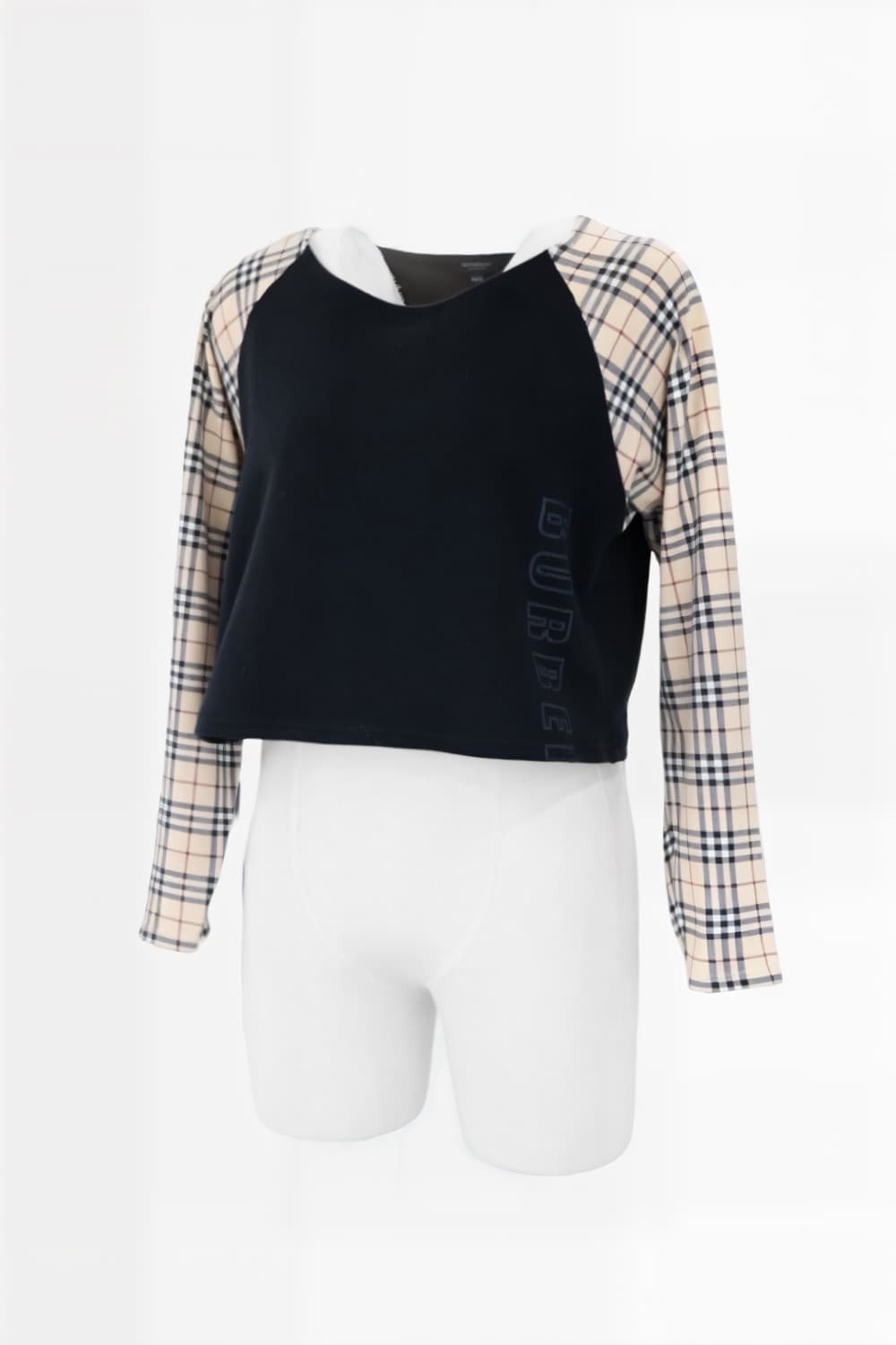 Burberry Vintage Check Sleeve Crop Top 상품이미지2