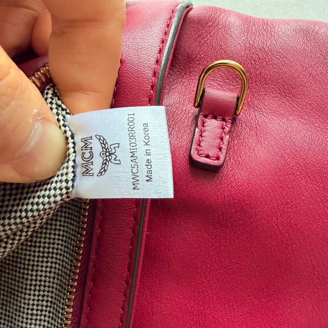 Mcm 스터드 클러치 숄더백 정품 상품이미지7