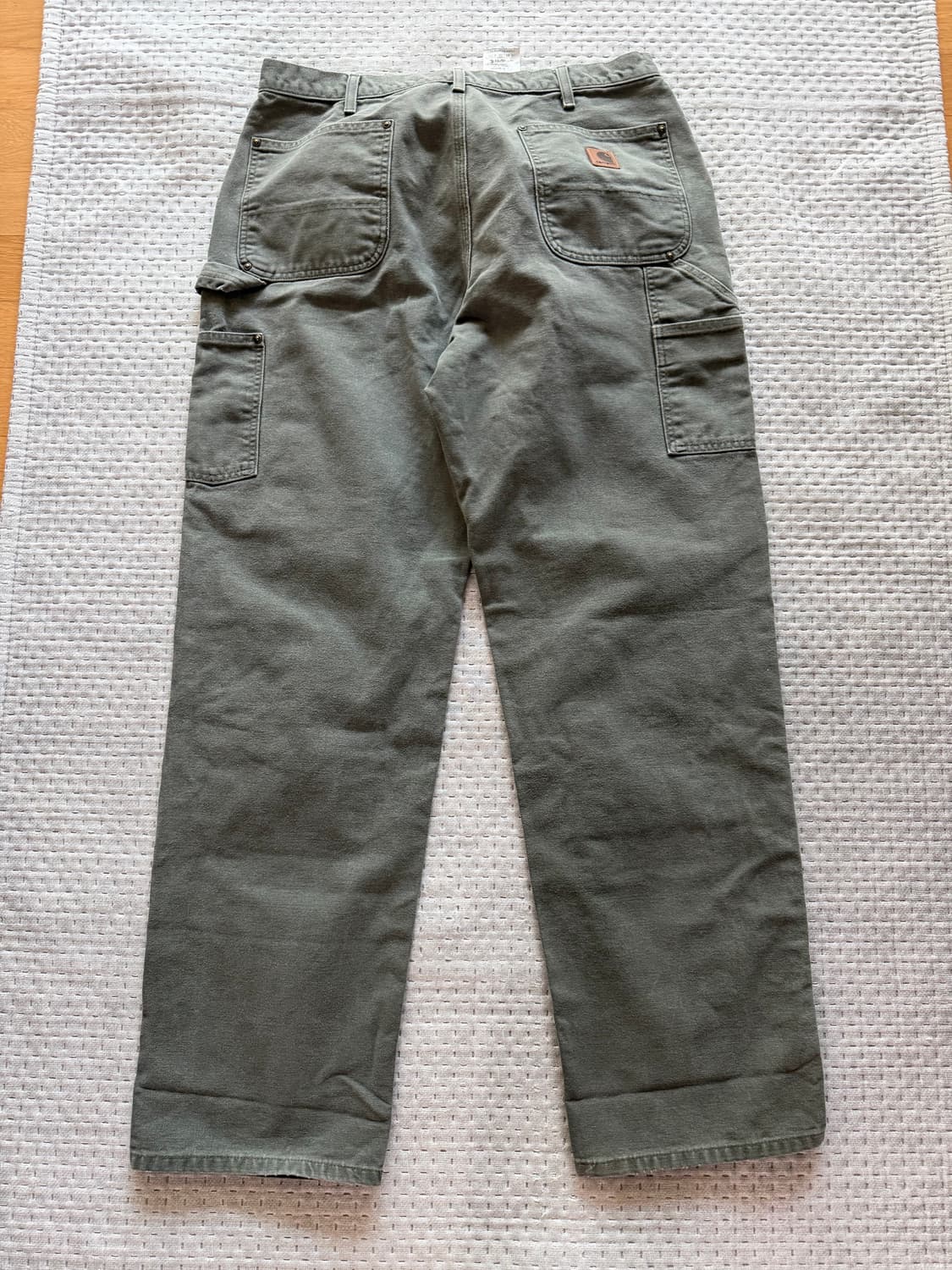 [35] 칼하트 더블니 워크팬츠 b136 모스 상품이미지2