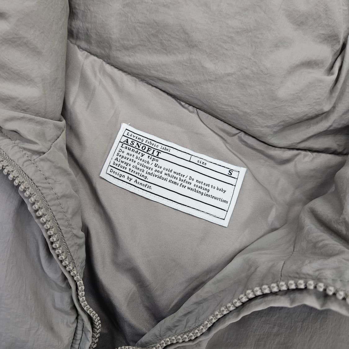 [S]  ASNOFIT 아스노핏 푸퍼 숏패딩 점퍼 1209J1 상품이미지2