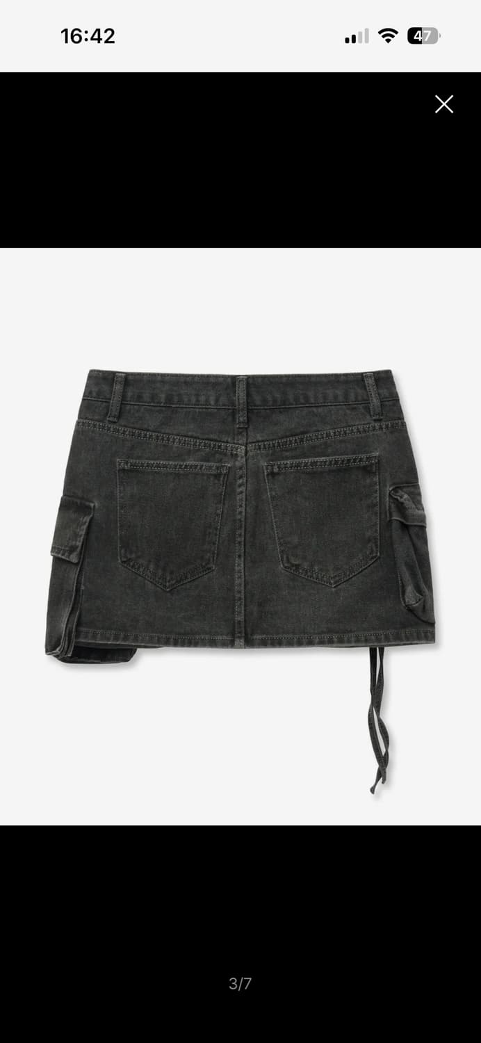 미드나잇 무브 pk cargo skirt (dark grey) 상품이미지2