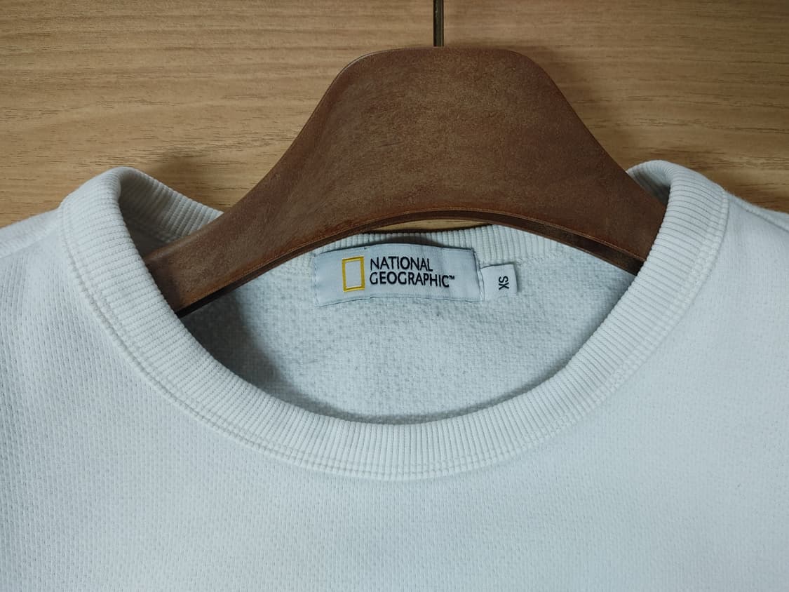 NATIONAL GEOGRAPHIC 내셔널 지오그래픽 입체자수로고 맨투맨 상품이미지3