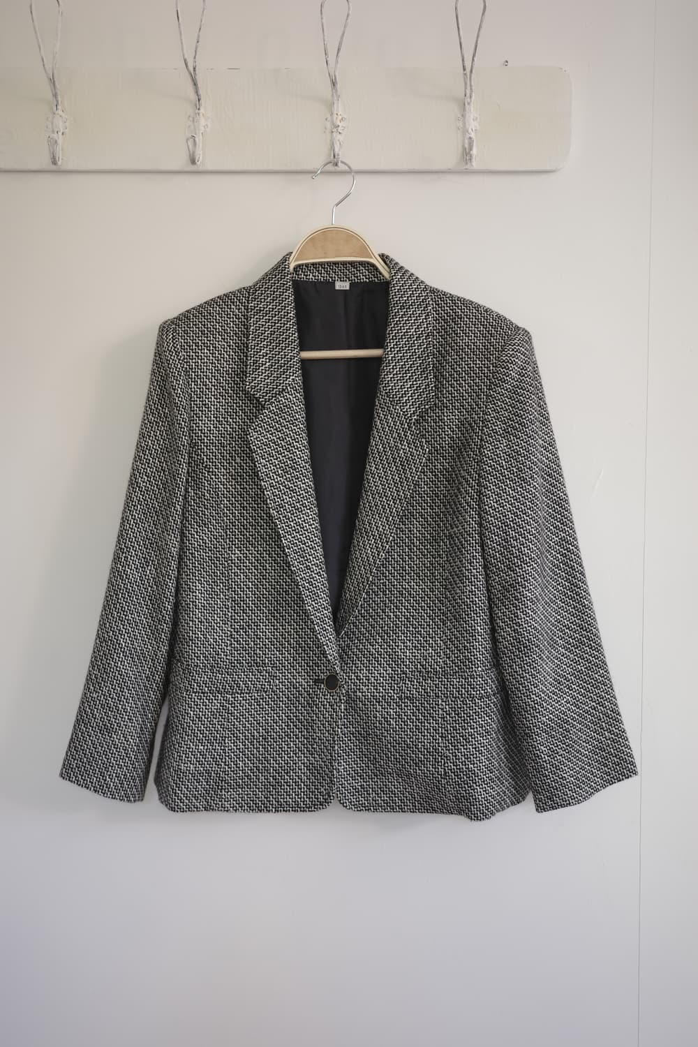 일본 빈티지 모던한 헤링본 자켓 상품이미지5