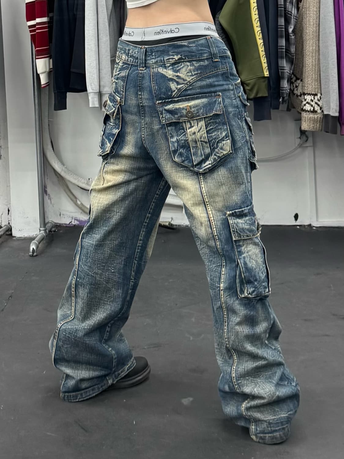 VTG 그런지 멀티포켓 데님팬츠 상품이미지4