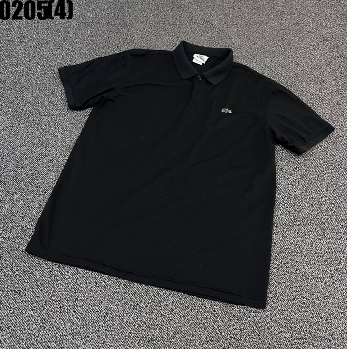[6] 라코스테 블랙 반팔 카라 PK티 0205(4) 상품이미지1
