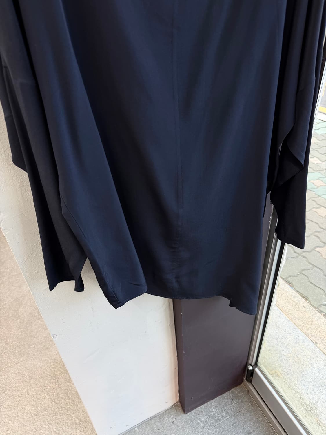 42/ 요지야마모토 실크 슬리브 긴팔 상품이미지4