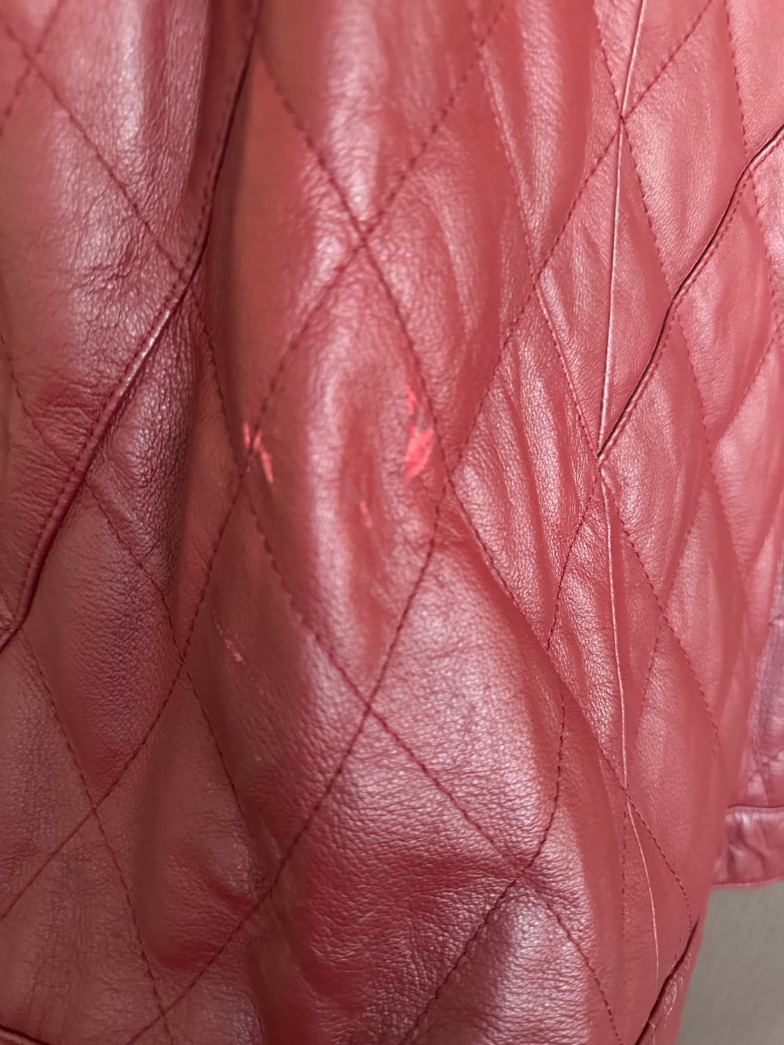pig leather half-neck zip-up jacket 상품이미지8