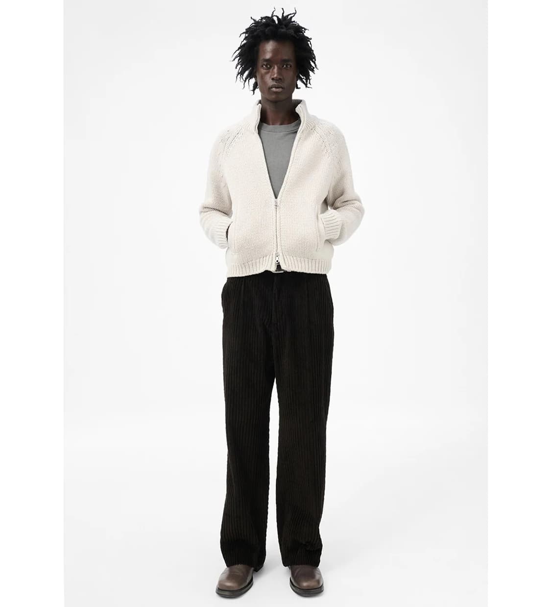 (새상품) 52사이즈 아워레가시 울트라 집 가디건 본 색상 상품이미지1