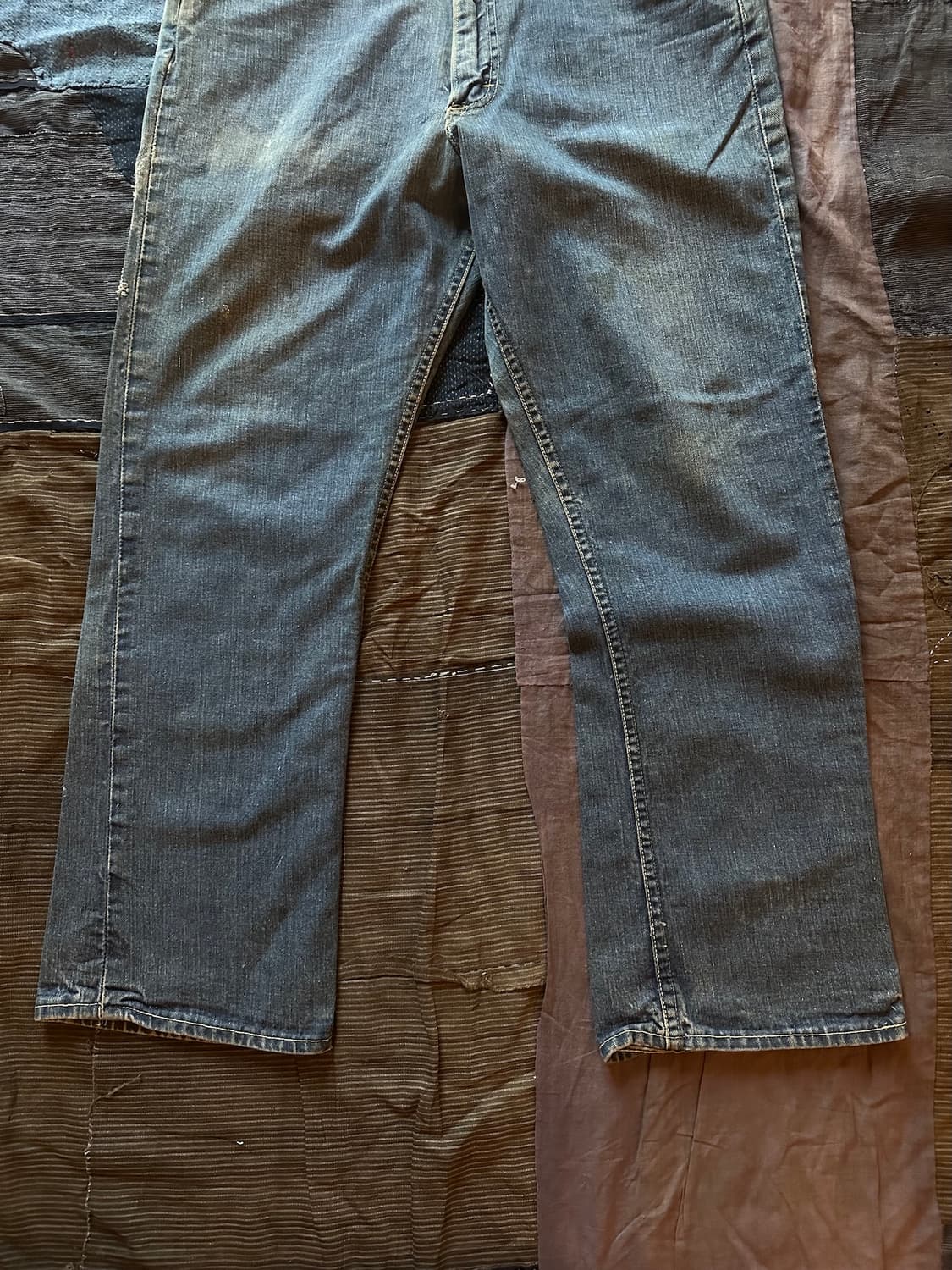 70s USA LEE 빈티지 리 카우보이컷 데님 팬츠 상품이미지3