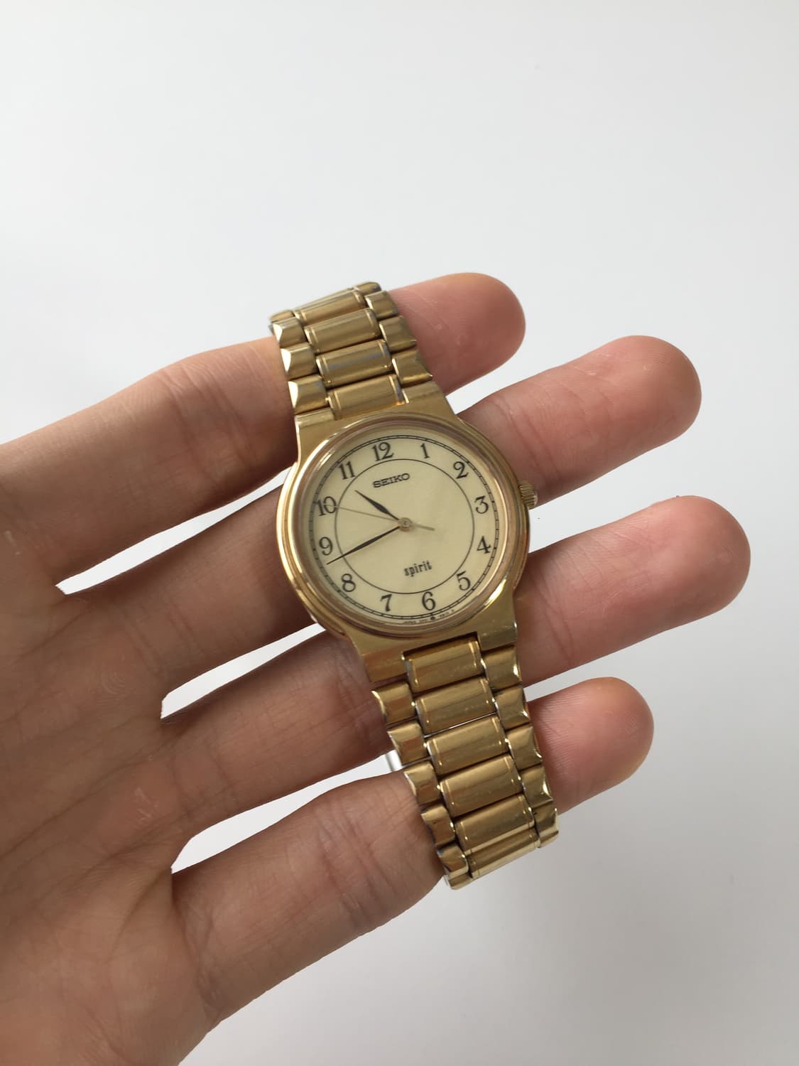 90s seiko spirit arabic gold quartz 상품이미지3