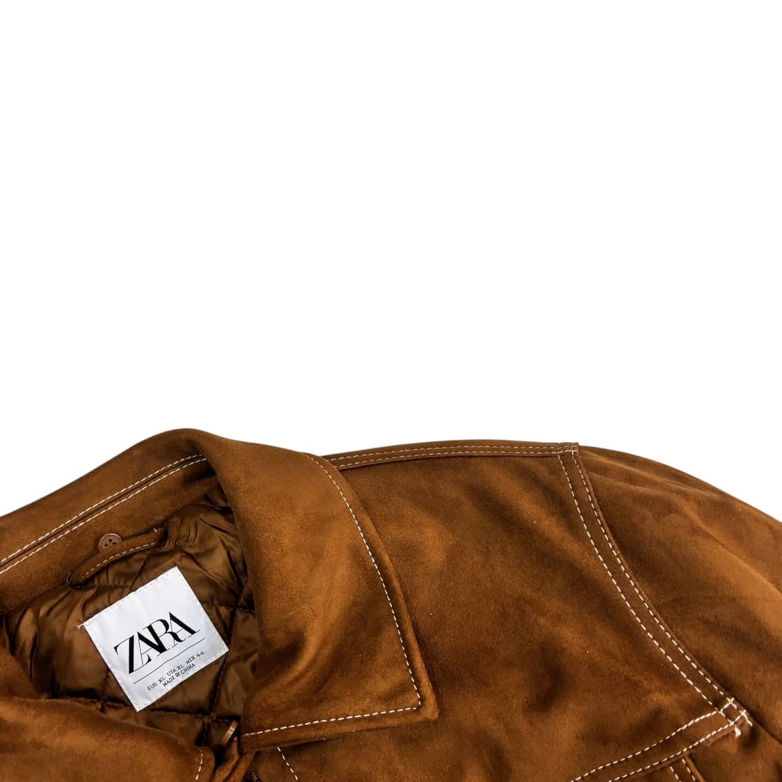 자라 스웨이드 안감 누빔 자켓 상품이미지3