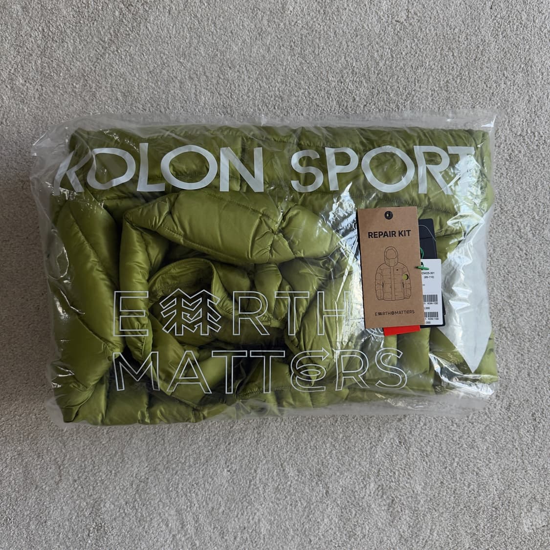 코오롱스포츠 남성 BPL 미드 후드 다운 패딩 상품이미지6