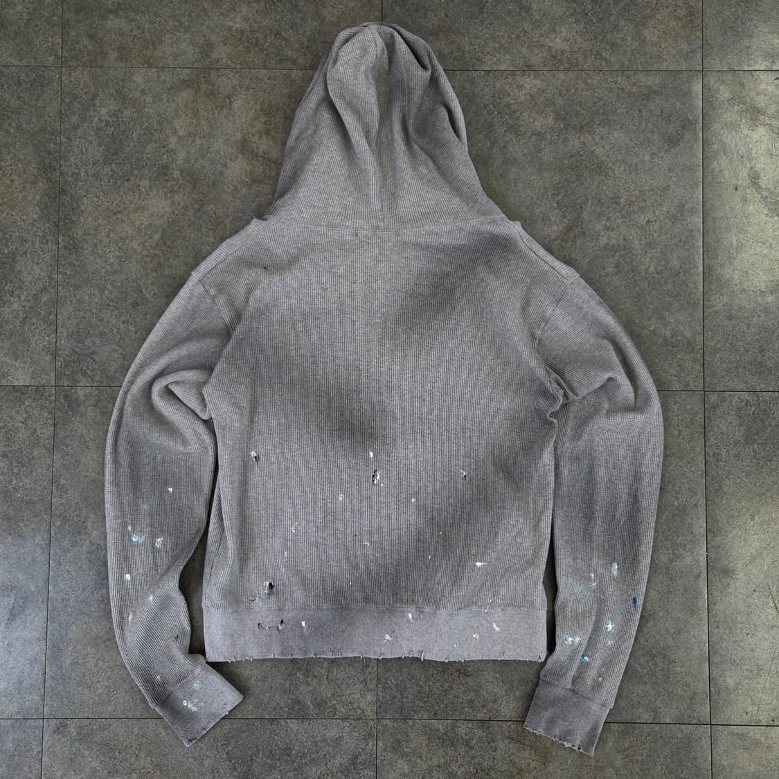 빈티지 와플 후드집업 상품이미지5