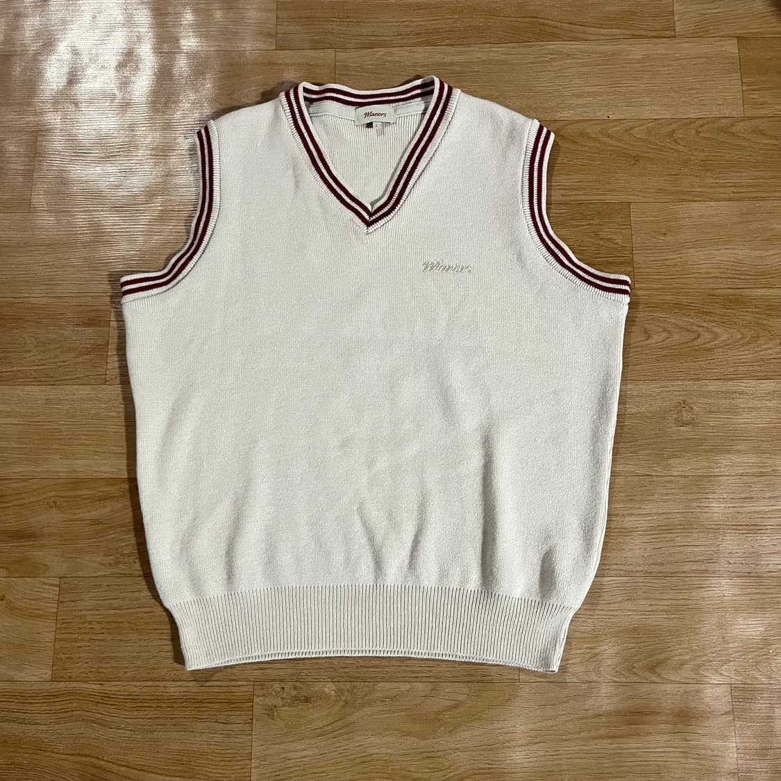 [110] 매너스골프 니트 베스트 상품이미지4