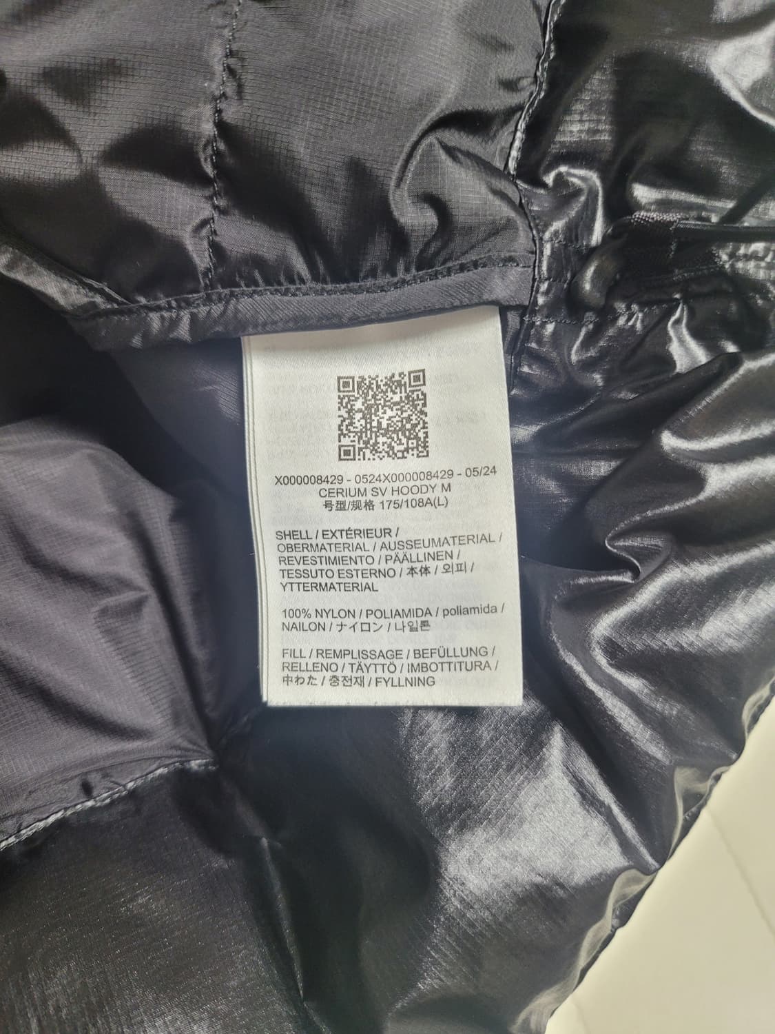 아크테릭스 세륨 SV 블랙(L사이즈) 상품이미지6