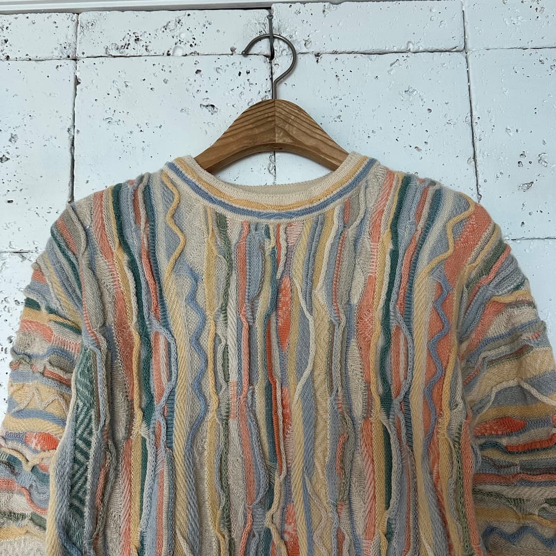 우먼S 빈티지 케이블 니트 상품이미지2