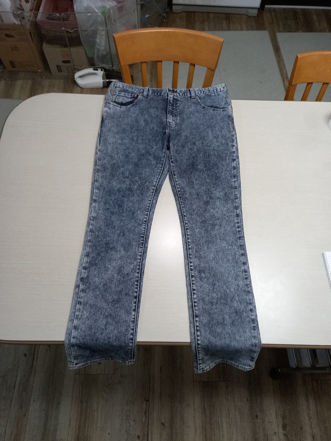 36 리바이스606 워싱 스판 슬림일자진 다크그레이 36-442 상품이미지1