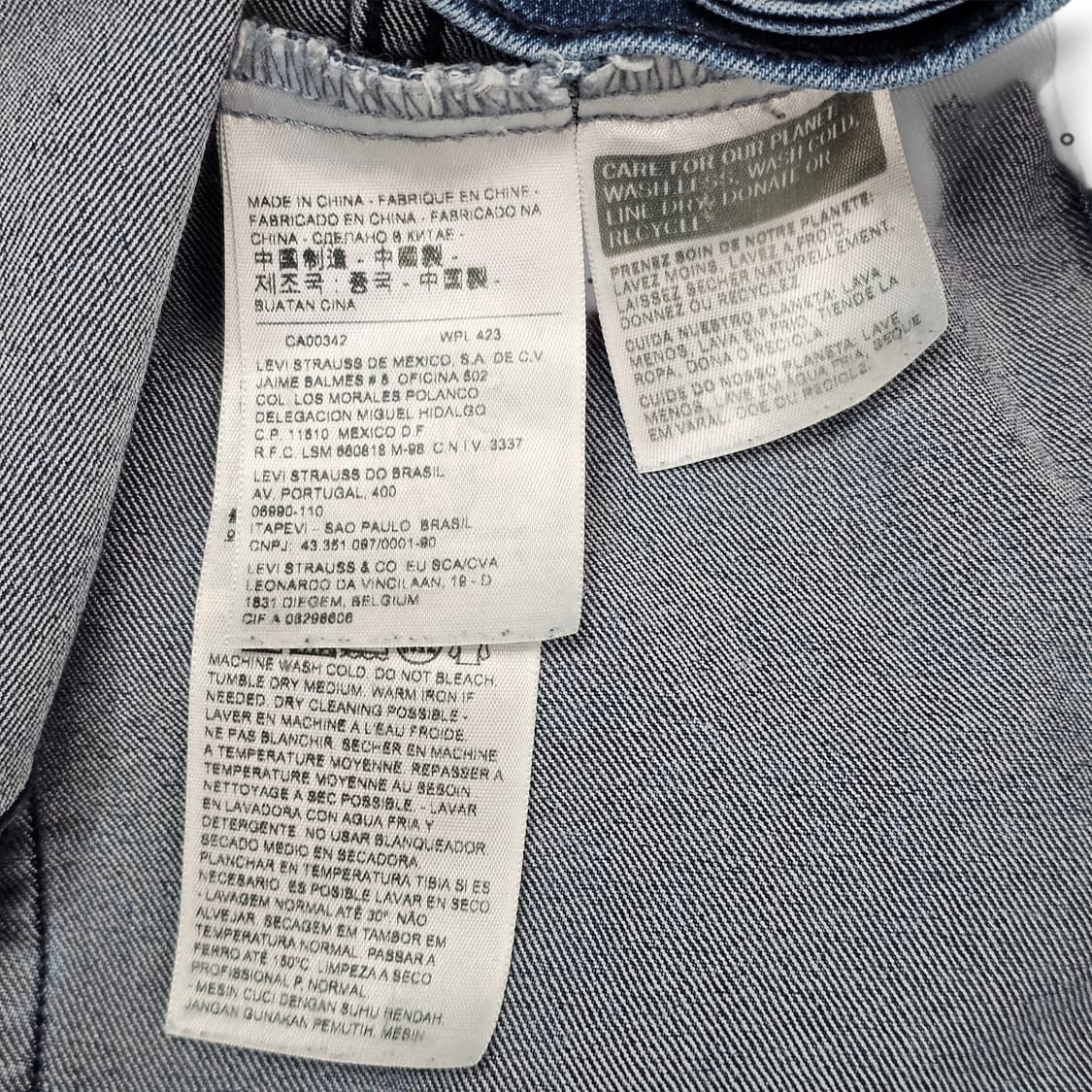 Levi's 리바이스 크롭 데님 자켓 상품이미지8