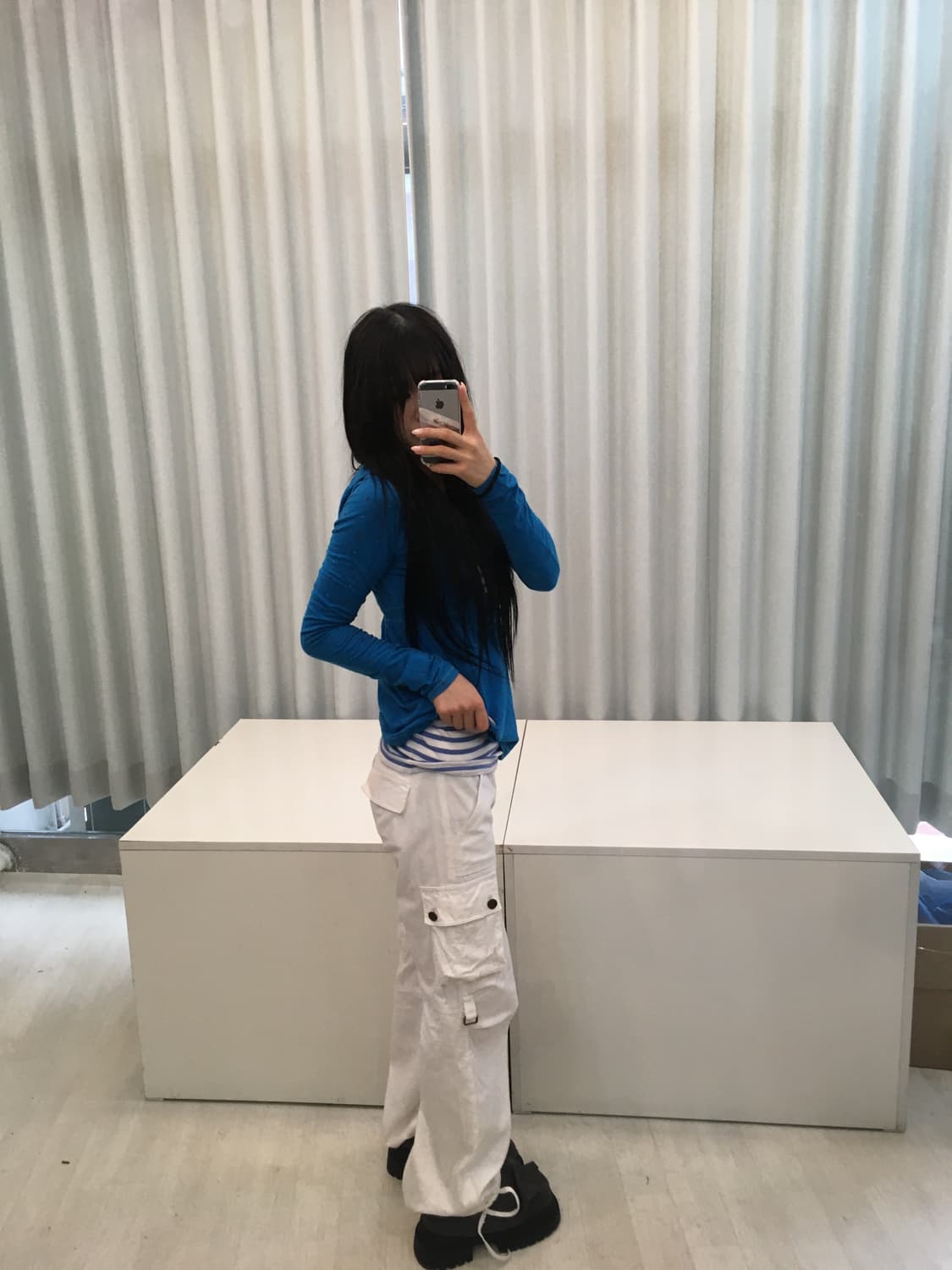 빈티지 도트 후드 코디세트 상품이미지2