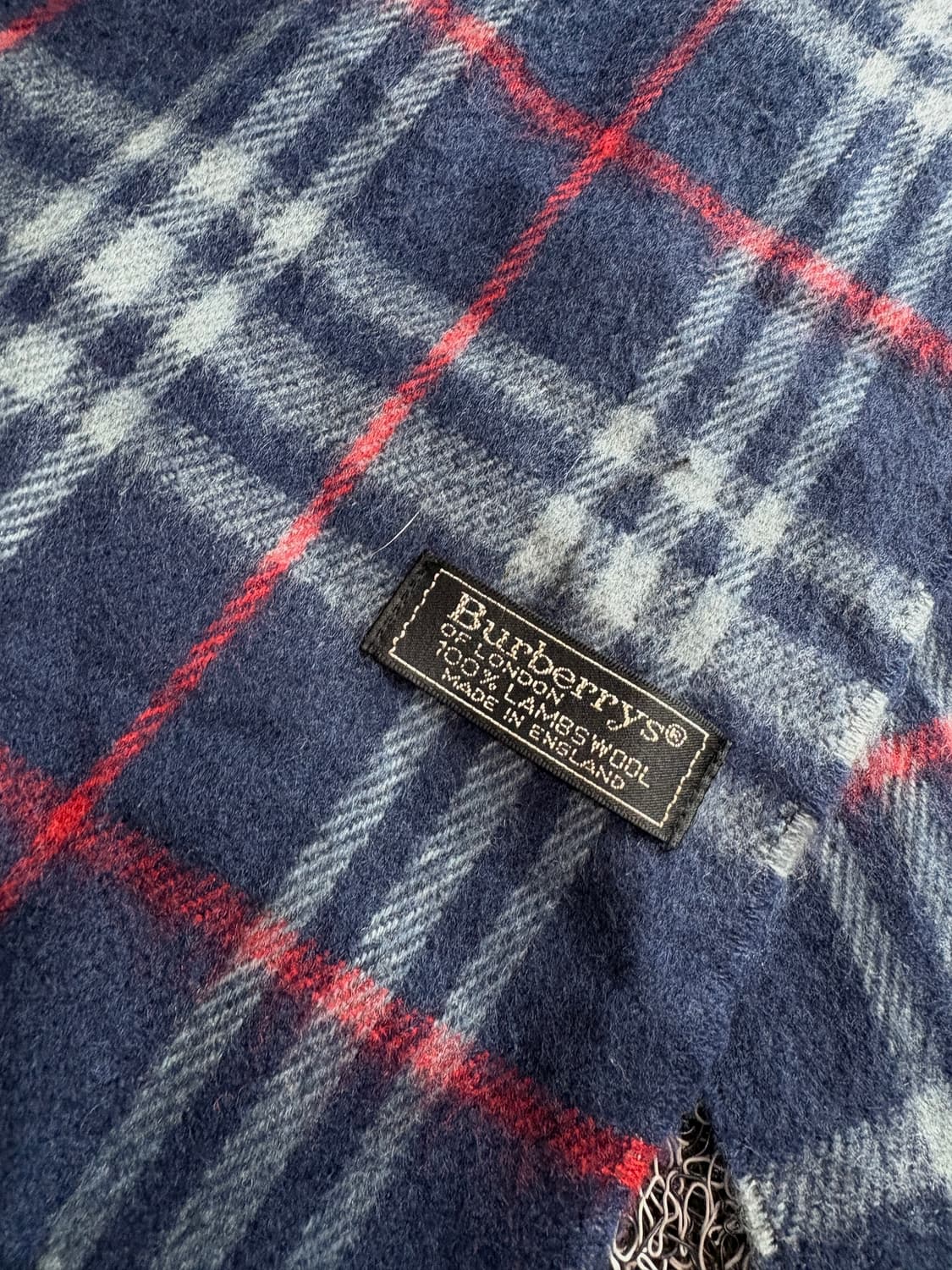 버버리 램스울 아카이브 노바 체크 머플러 3526 상품이미지3