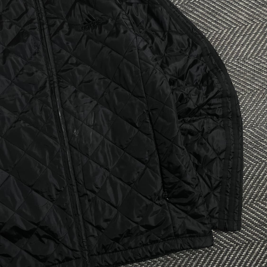 00s 아디다스 경량 퀼팅 점퍼 자켓 블랙o 5031 상품이미지2