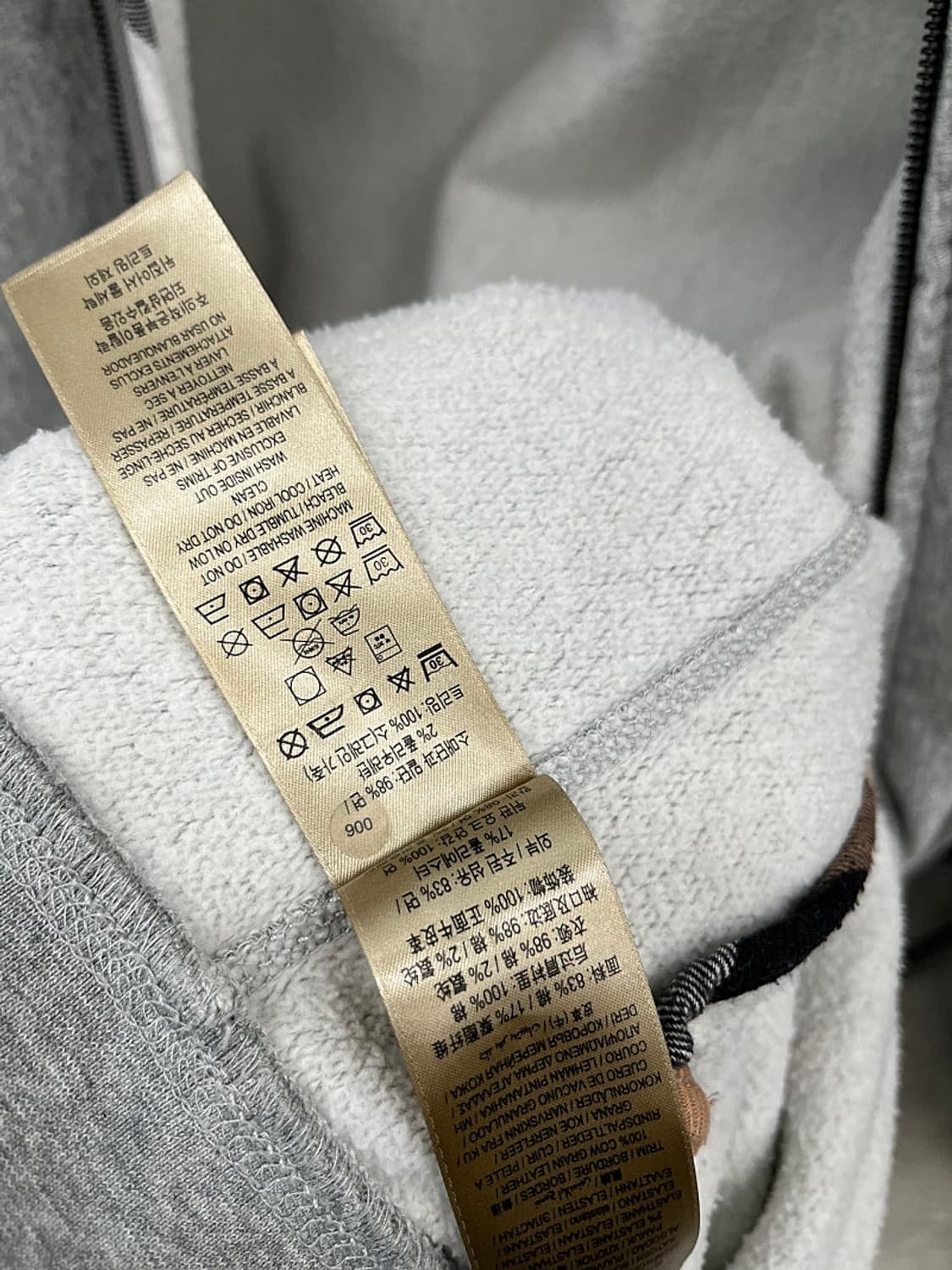 105) 버버리 런던 코튼 집업져지  상품이미지9