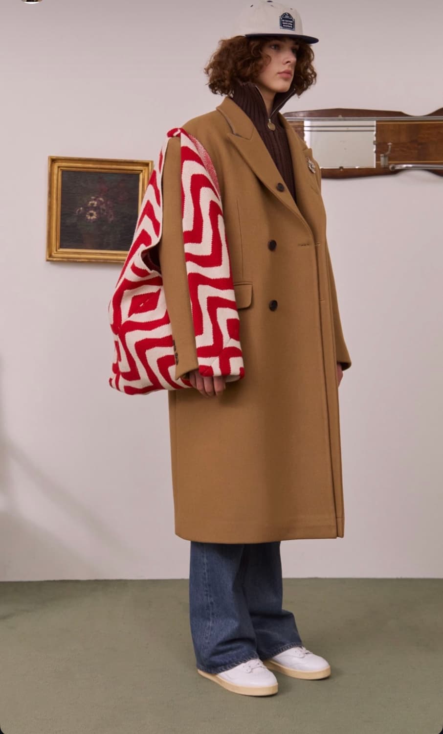 STU 더블 코트 카멜 상품이미지2