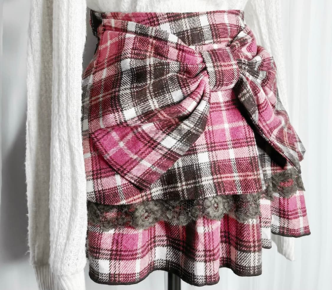 리즈리사 큐롯 리본 스커트 상품이미지1